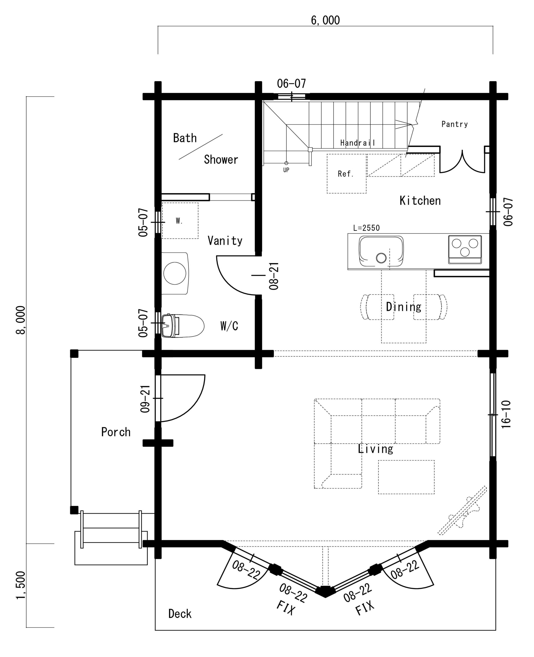 AU-RX-48-MS-W floor plan 1
