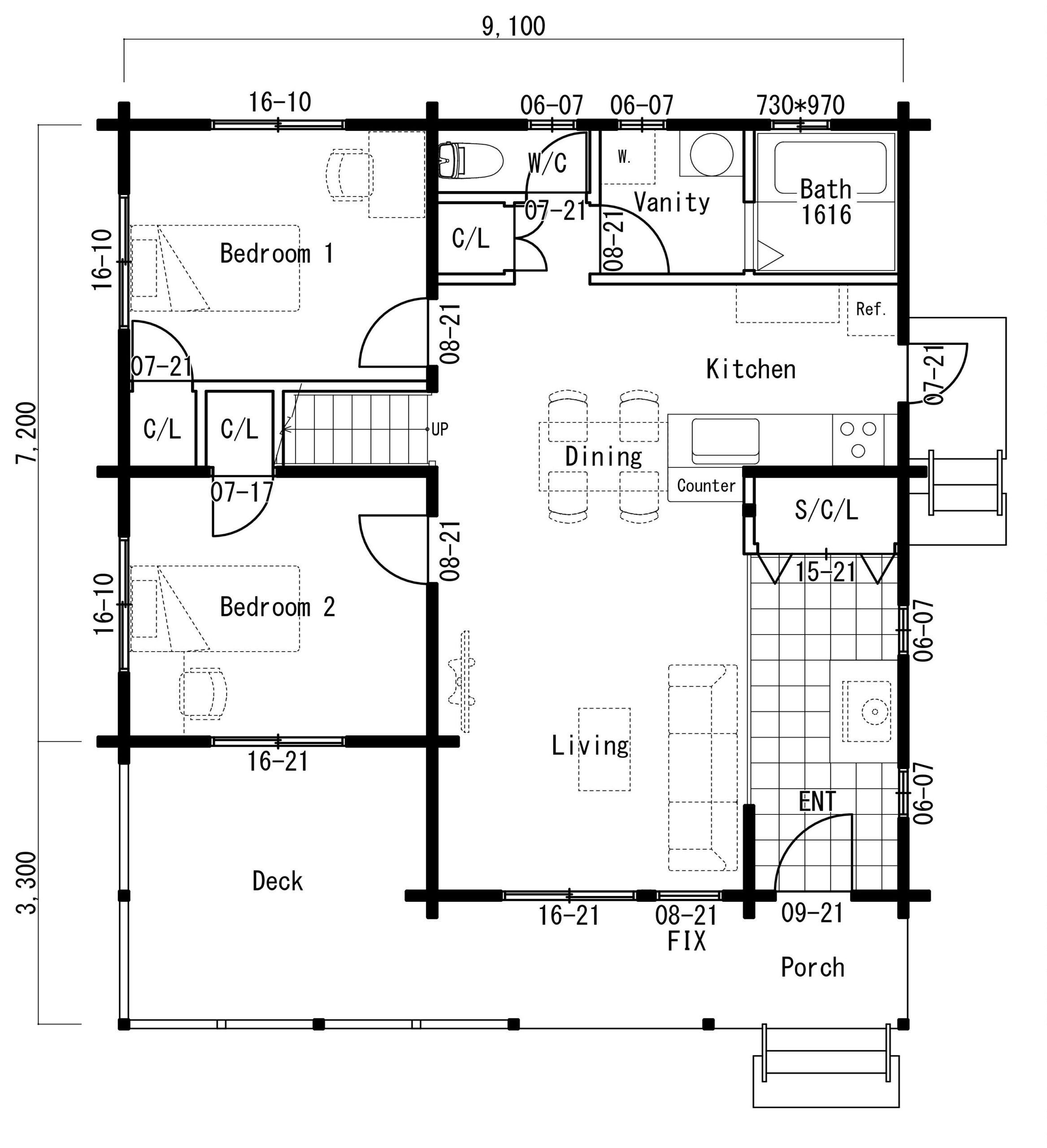 AU-RX-S-78-E Loft floor plan 1